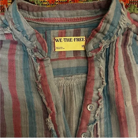We The Free Valley Double Cloth Striped Shirt - Picture 6 of 6